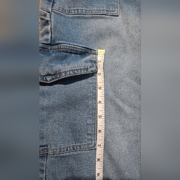 Classic Blue Wide Leg Women's Jeans - Picture 7 of 14